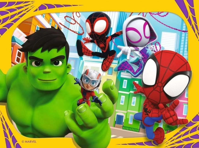 Puzzle RAVENSBURGER Spidey et ses amis extraordinaires 4 en 1