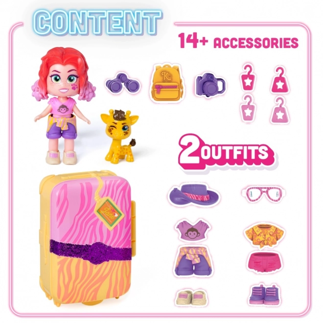 KookyLoos - Jane dans une valise avec accessoires