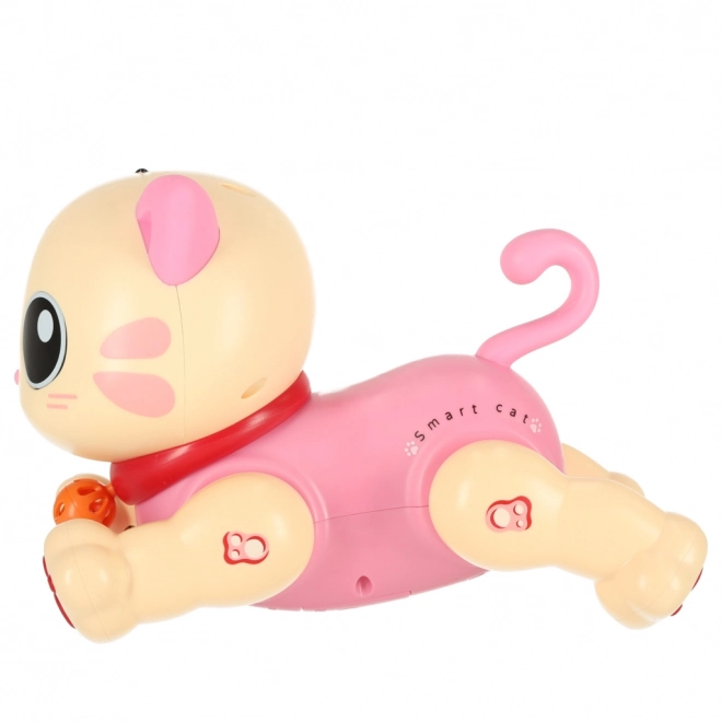 Chaton interactif rose télécommandé