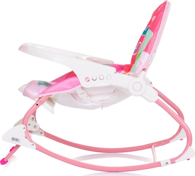 Fauteuil à bascule pour enfant Enjoy rose