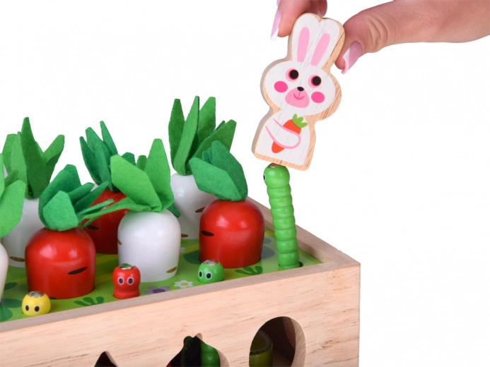 Pêche magnétique des vers avec le lapin