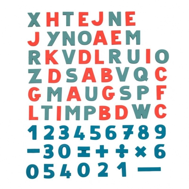 Lettres et chiffres magnétiques 72 pcs