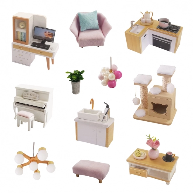 Modèles miniatures de maison Dôma couleurs émaillées