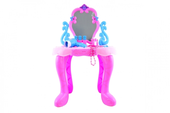 Coiffeuse Enfant avec Miroir et Accessoires