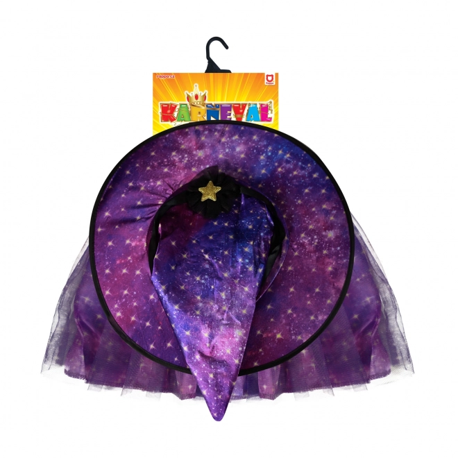 Costume de sorcière enfant avec jupe tutu et chapeau