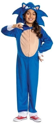 Costume Sonic pour enfants 4-6 ans