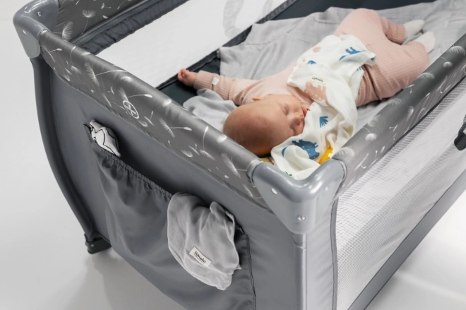 Lit bébé de voyage Lionelo Stefi Plus gris multicolore