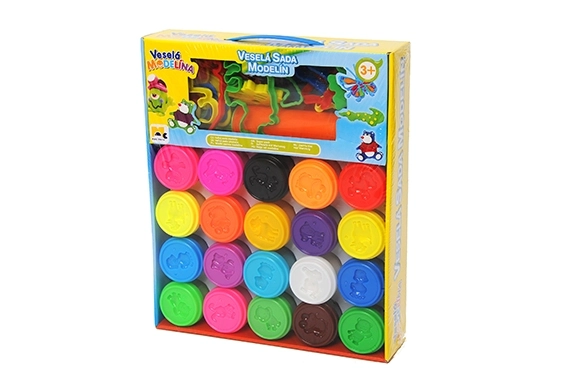 Grande boîte de pâte à modeler