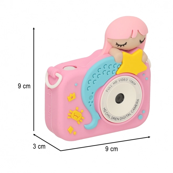 Appareil photo numérique rose pour enfants