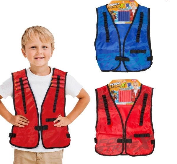Gilet tactique pour enfants avec munitions en mousse