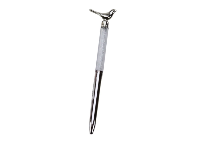 Stylo à bille avec pointe bleue Birds Diamonds 0,7 mm Mix