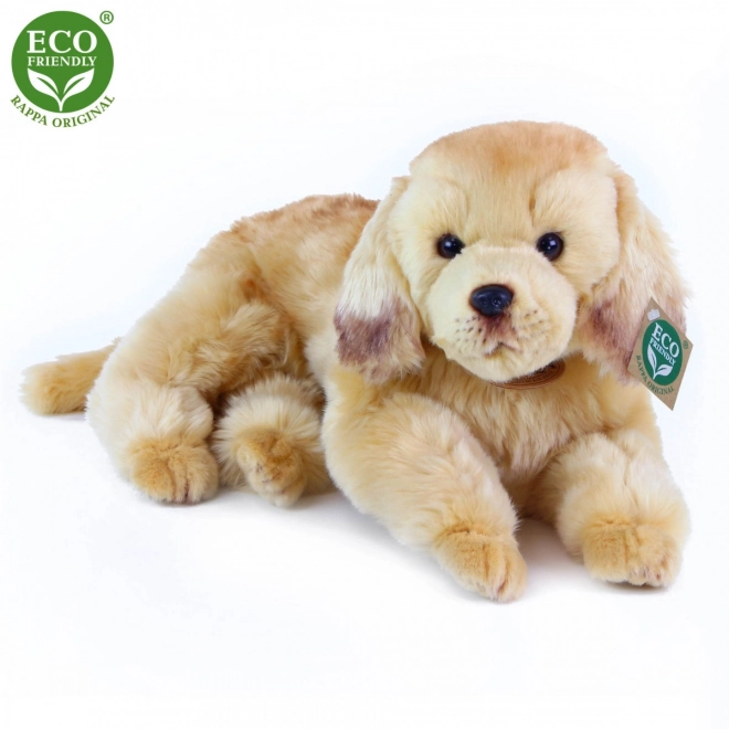 Rappa Chien en peluche Retriever doré allongé 32 cm ECO-FRIENDLY