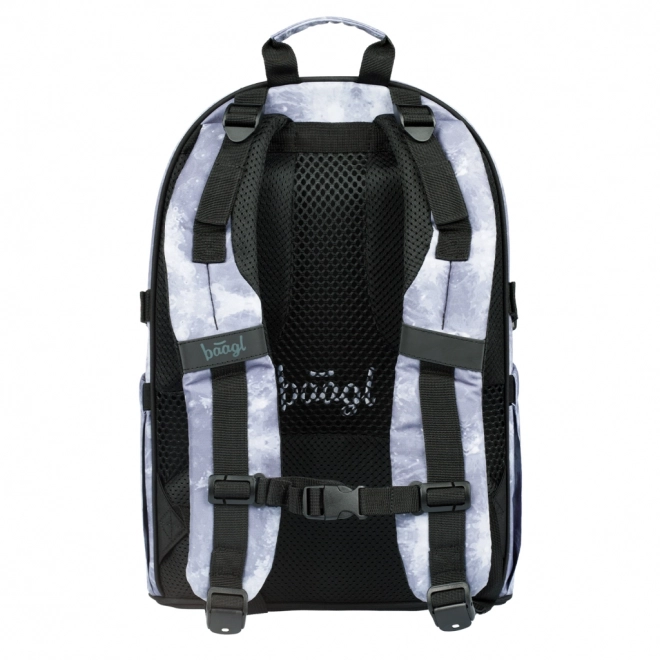 BAAGL 3 SET Skate NASA Gris : sac à dos, trousse, sac