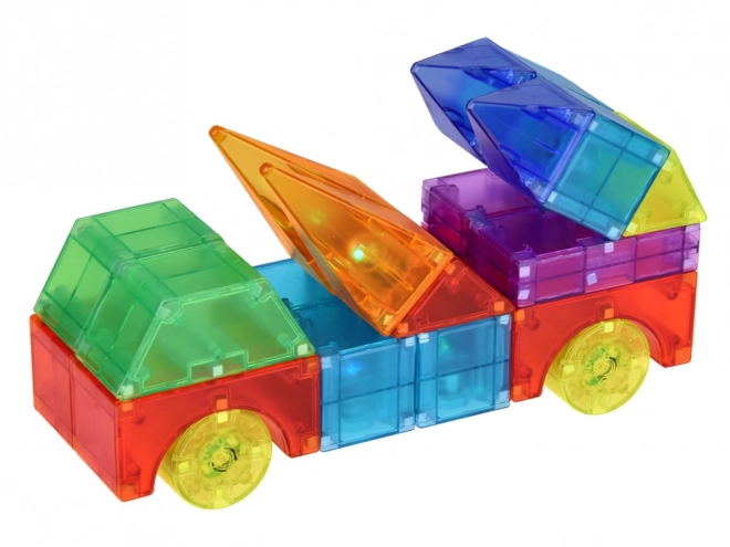 Blocs magnétiques 3D Blocs magnétiques lumineux 64 pièces ZA5240