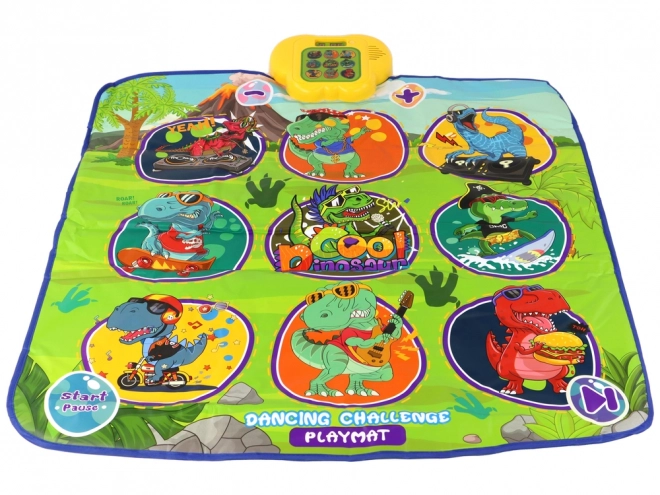 Tapis de danse avec motif de dinosaures