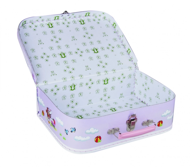 Valise Krtek et poussette 30 cm