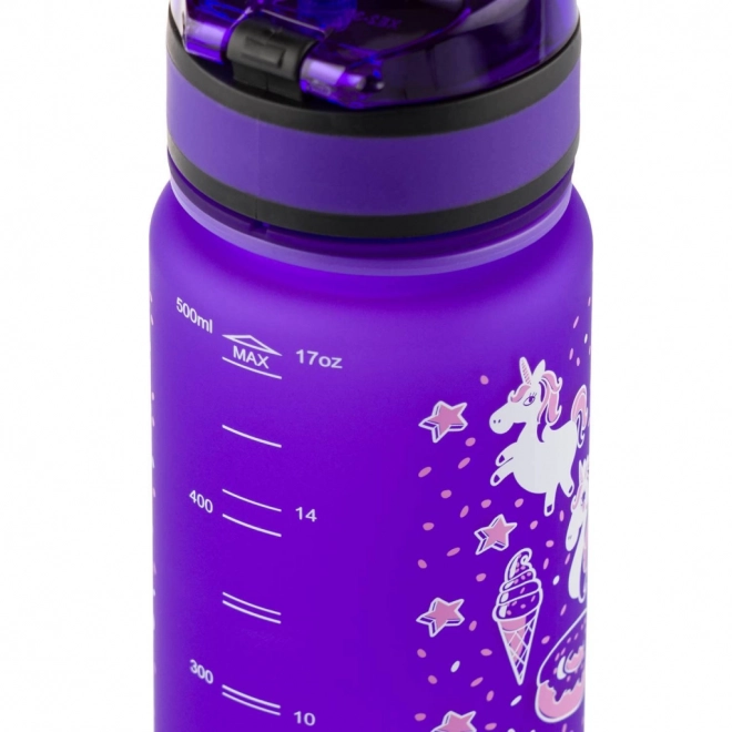 BAAGL Bouteille d'eau pour enfants avec motif de licorne, 500 ml