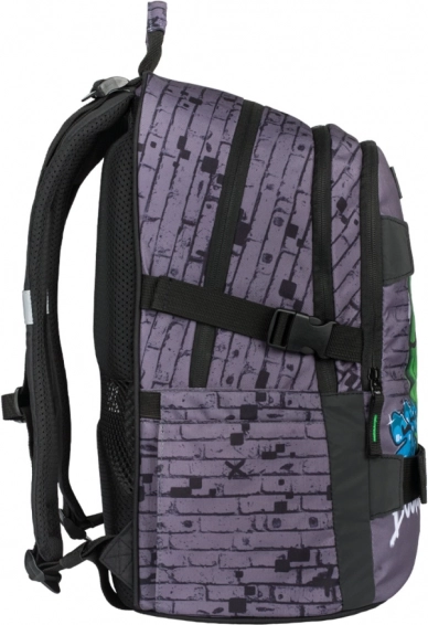 Ensemble 3 Skate Baagl Minecraft TNT: Sac à dos, Trousse, Sac
