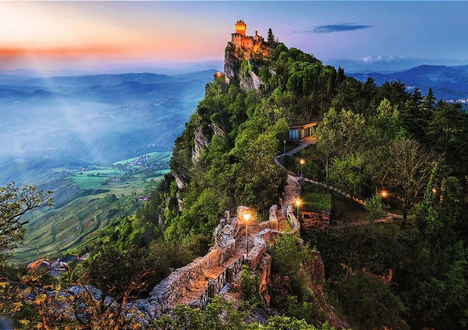 Trefl Puzzle Premium Plus Photo Odyssey : Sentier, Saint‑Marin 1000 pièces