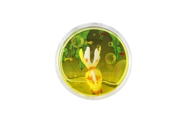 Slime transparent avec poisson
