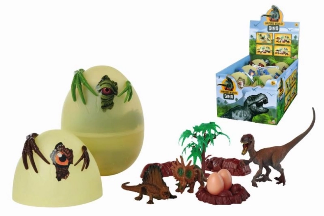 Oeuf de Dino avec accessoires, 3 types, DP6