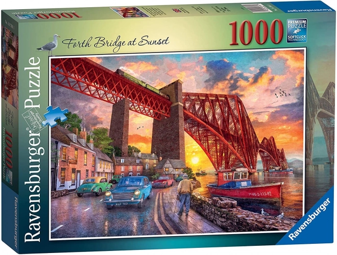 Puzzle 1000 pcs Pont au lever du soleil