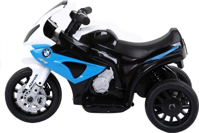 Moto à batterie BMW S1000RR trois-roues bleu
