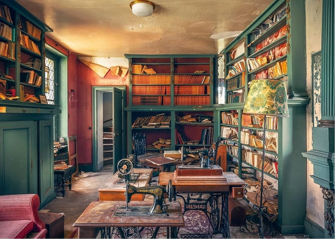Ravensburger puzzle Lieux perdus : bibliothèque musicale 1000 pièces