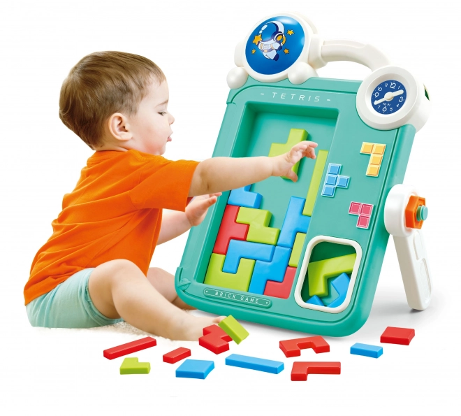 Tableau à dessiner réversible et jeu Tetris 2en1
