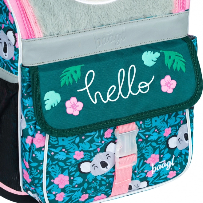 BAAGL SET 3 Zippy Baby Koala : cartable, trousse, sac