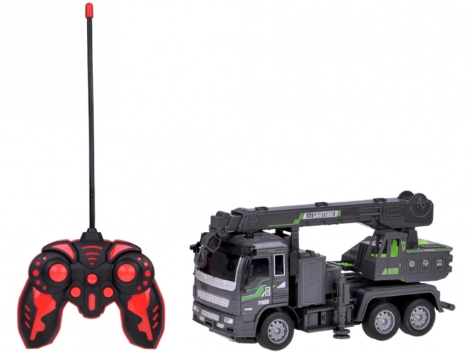 Camion de construction grue avec lumières LED
