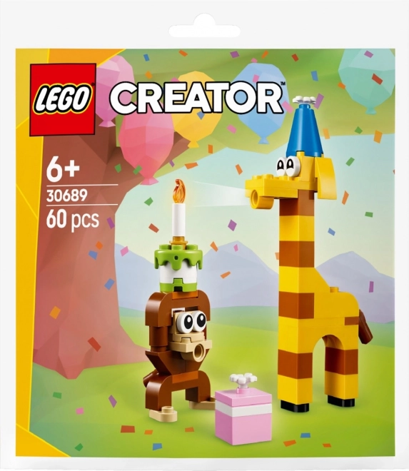 Kit de construction créatif Animaux d'anniversaire