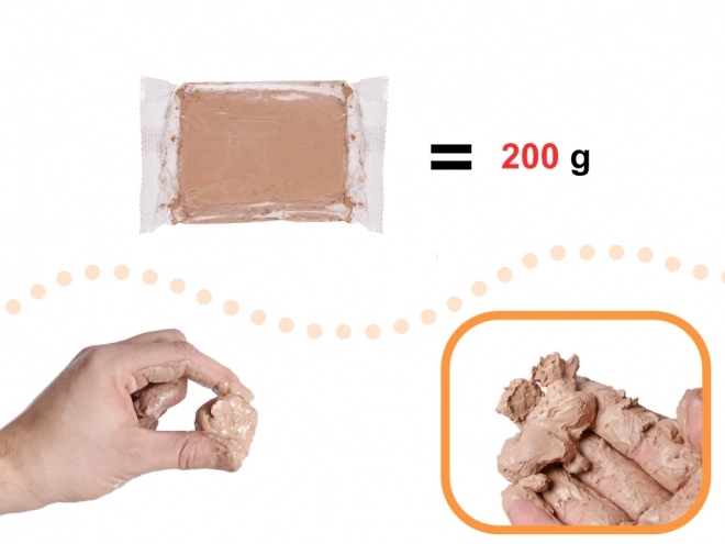 Pâte d'argile pour tour de potier 1200 g