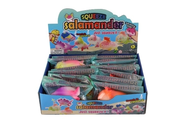 Salamandre en silicone antistress pour enfants et adultes
