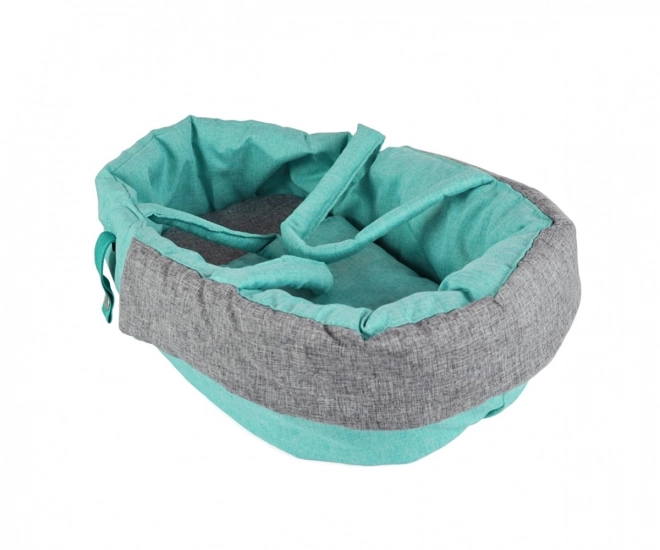 Poussette pour poupées Alice Prestige menthe