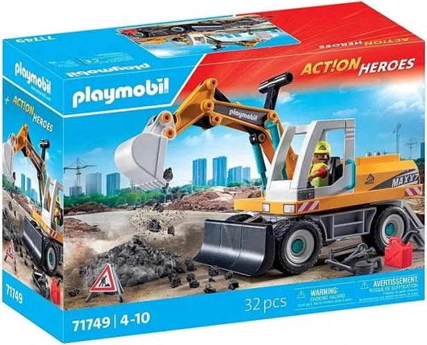 My Life Grand jeu de construction avec pelleteuse