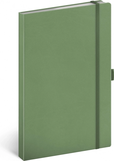 Carnet Notique vert ligné 13 × 21 cm