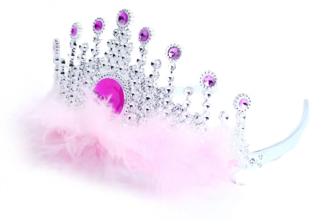 Couronne avec plume pour princesse
