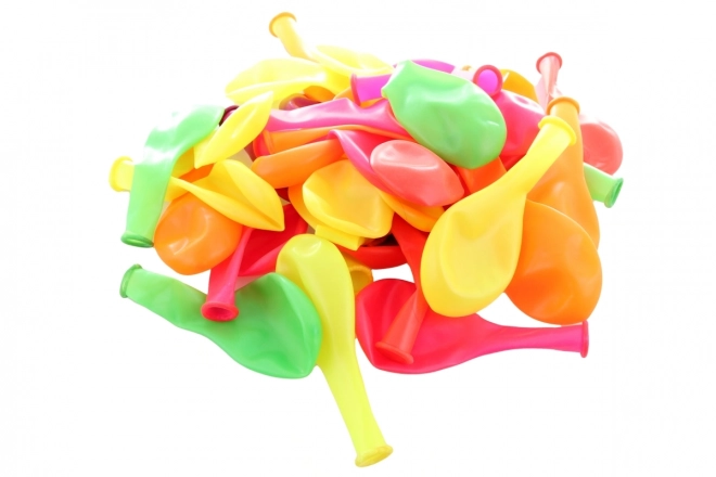 Ballons gonflables néon 26 cm - 100 pièces