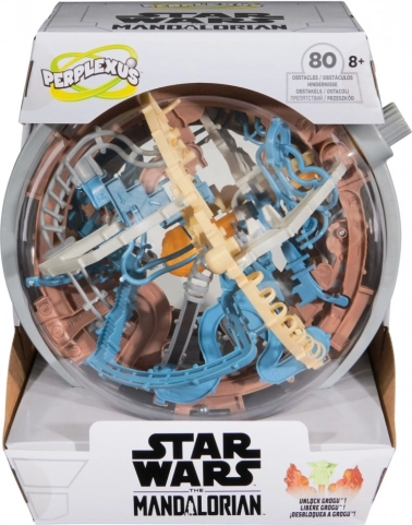 Perplexus Star Wars Mandalorian casse-tête 3D – sphère sur socle