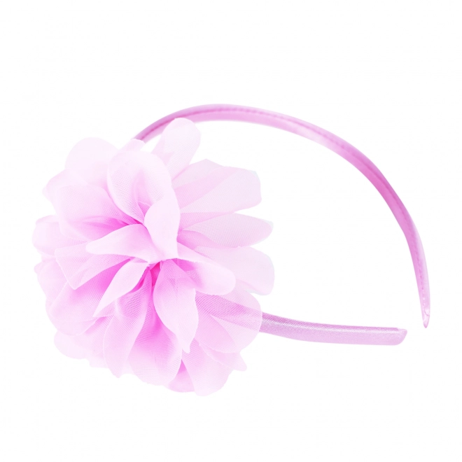 Bandeau fleur rose