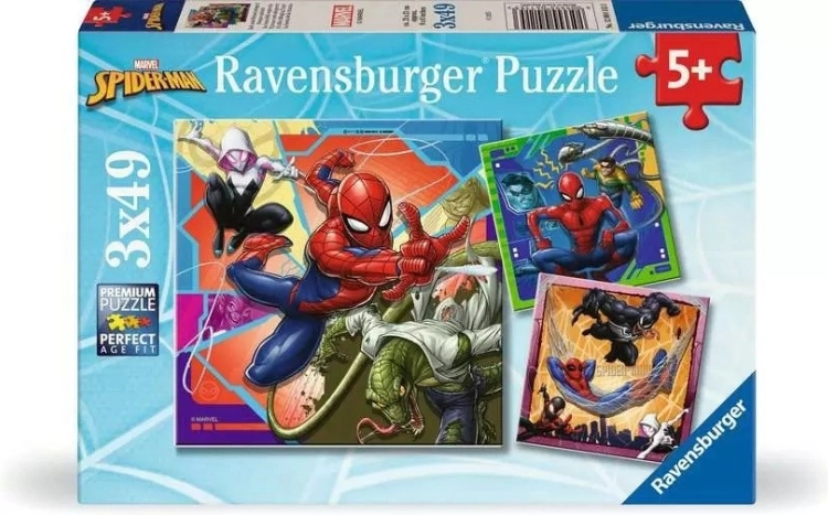 Puzzle 3x49 pièces SPIDERMAN