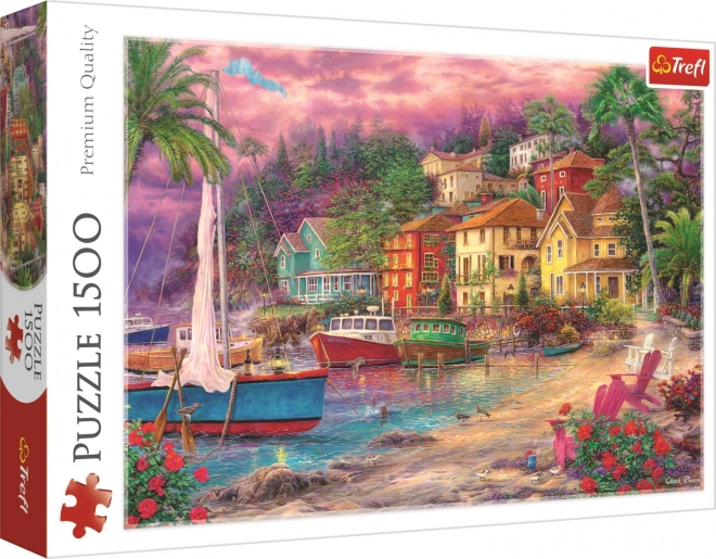 Puzzle Aux rivages dorés 1500 pièces de Trefl