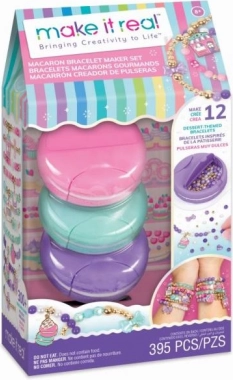 Boîte macaron pour fabriquer des bracelets – kit créatif pour enfants