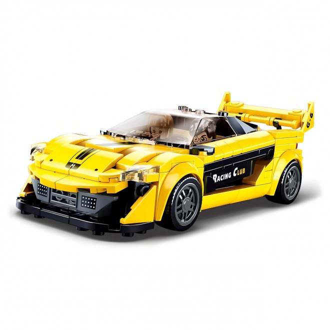 Blocs de Modèle Sluban M38-B0956 Voiture de Sport Anglaise Jaune