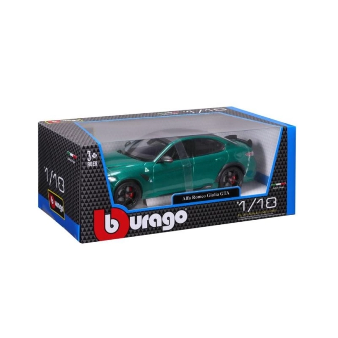 Bburago 1:18 Plus - Alfa Romeo Giulia GTA - Métallisé Vert