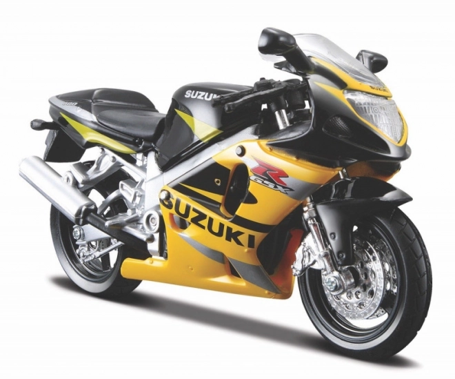 Modèle de moto Suzuki GSX-R600 avec support 1/18