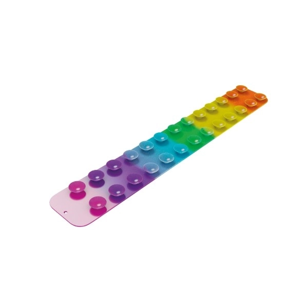 Squido pop/ventouses antistress silicone 26cm mix de couleurs