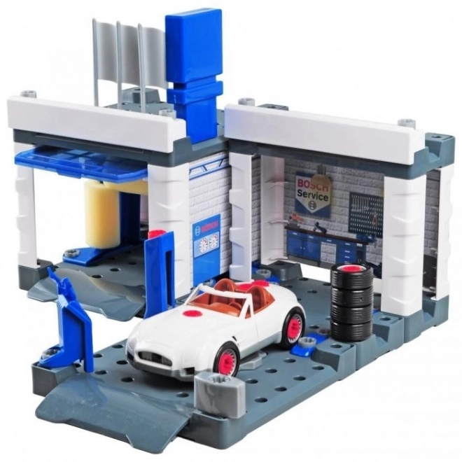 KLEIN Station de service Garage BOSCH avec voiture
