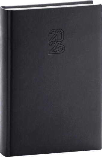 Agenda quotidien Notique Aprint 2026 noir